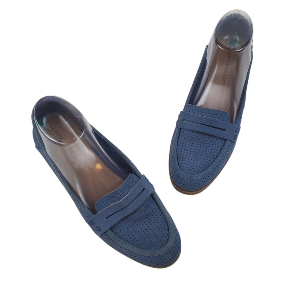 Lucky Brand Caylonp Leather Flat Loafers Shoes